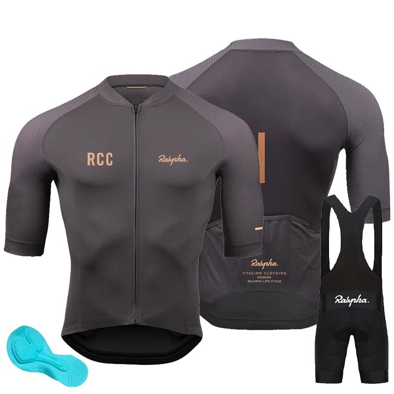 Raphaful 2023 RCC Mùa Hè Nam Ngắn Tay Quần Short Đạp Xe Treo Bộ Mới Đi Xe Đạp Áo Sơ Mi Ngoài Trời Đi Xe Đạp Quần Áo Color: Cycling suit 8 Size: XS