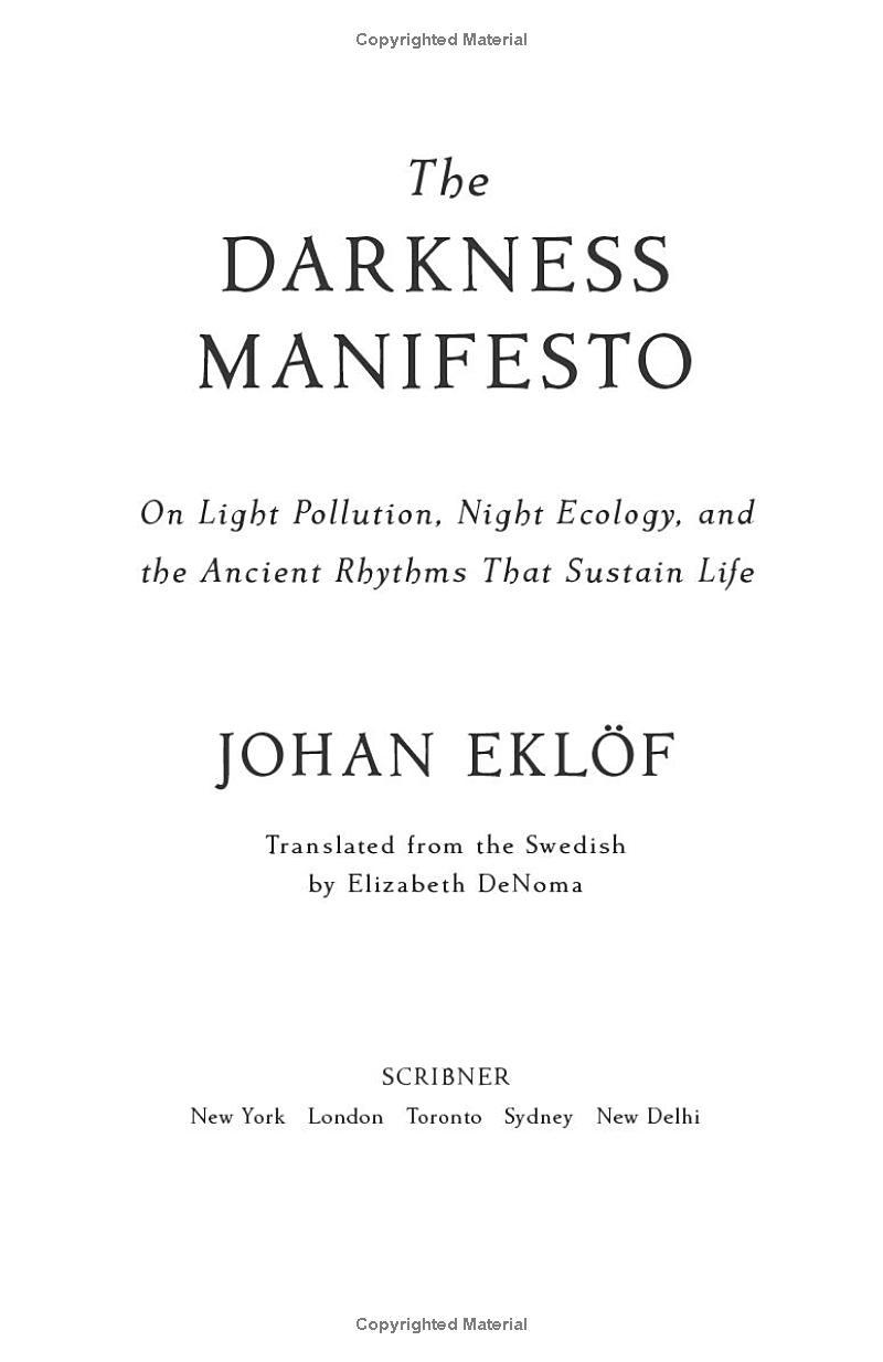 Sách ngoại văn: The Darkness Manifesto