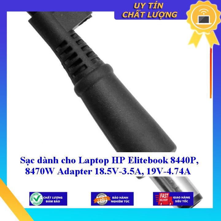 Sạc dùng cho Laptop HP Elitebook 8440P 8470W Adapter 18.5V-3.5A 19V-4.74A - Hàng Nhập Khẩu New Seal