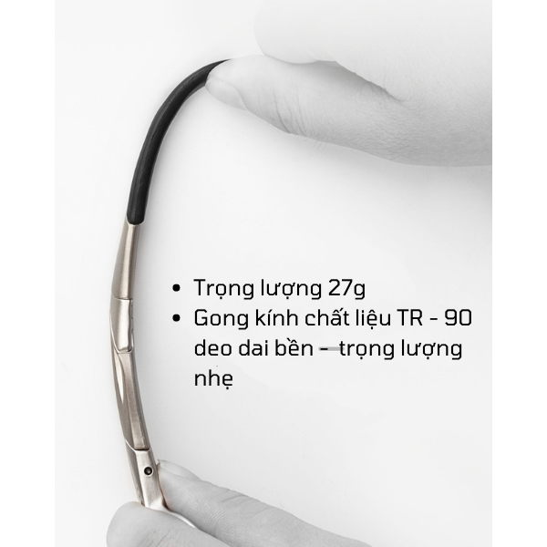 Kính mát thể thao Unisex dòng IG0099 - Chống tia UV400 - Kính đi xe đạp - kính thể thao ngoài trời - Mặt kính phân cực, chống lại những ánh sáng có hại cho mắt