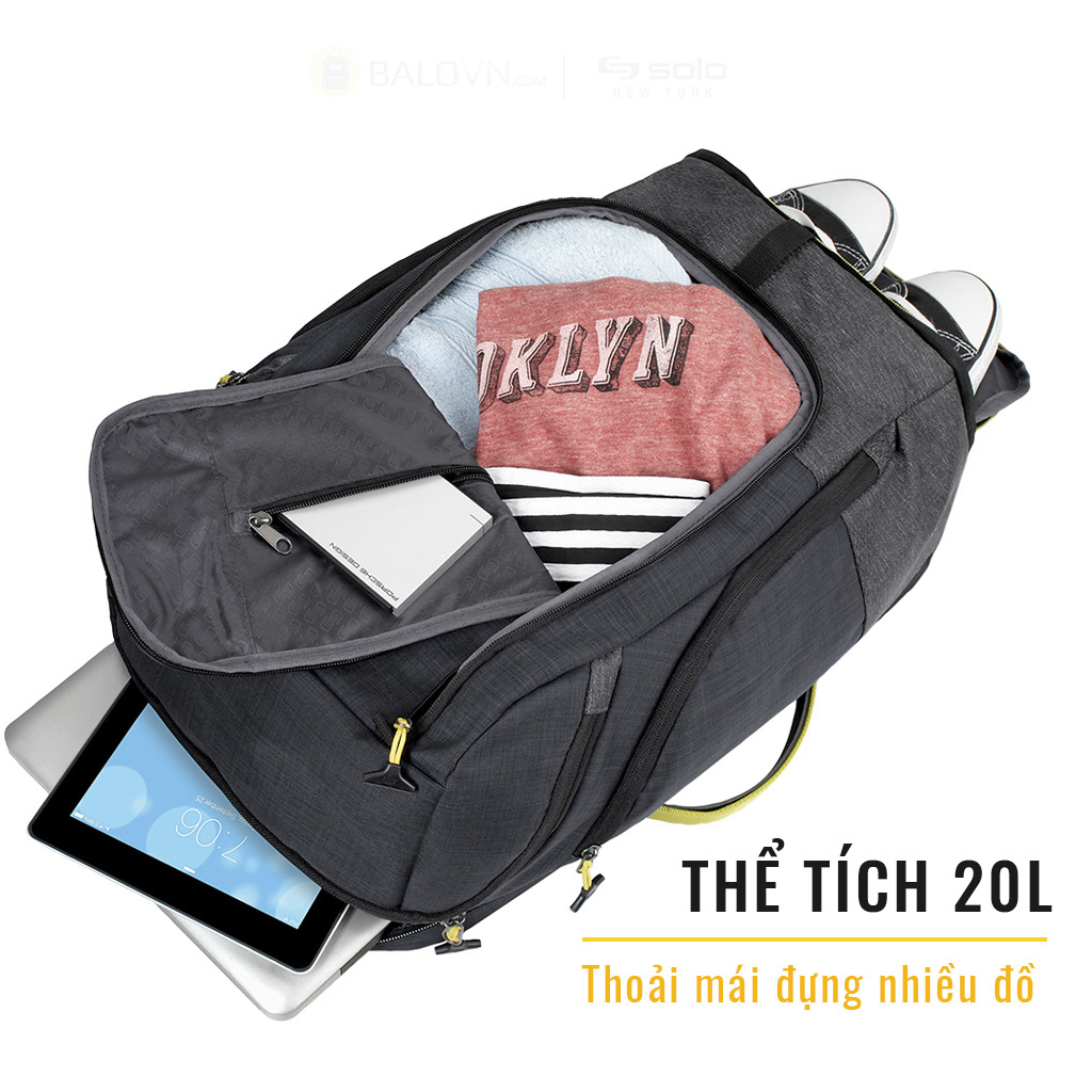 Balo Solo Velocity Max Backpack 17.3" ACV732 - Hàng chính hãng
