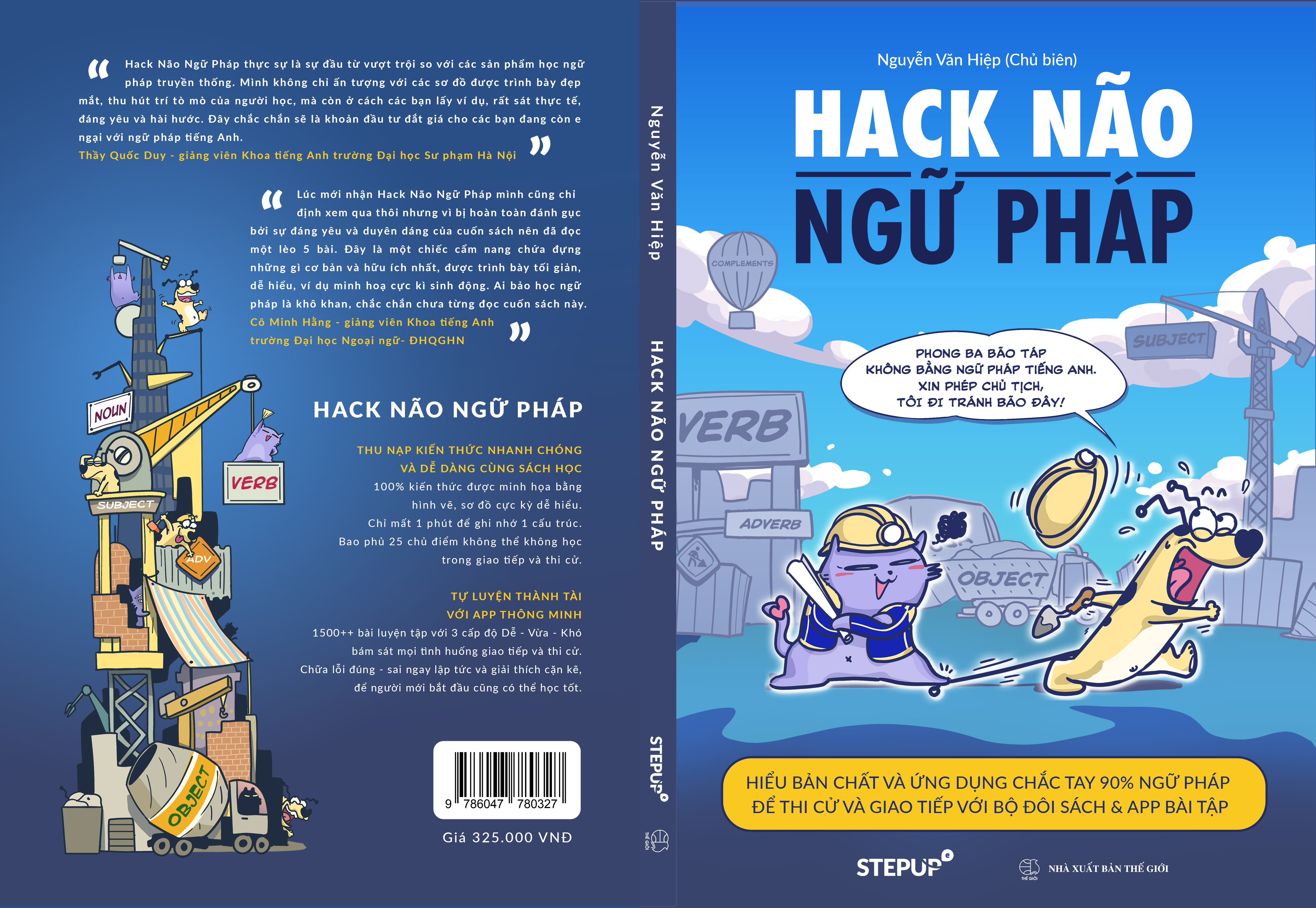 [Hộp sách Tết 2021 - Phiên bản giới hạn] Sách Hack Não Ngữ Pháp kèm Hack Não Notebook hữu ích - Tặng App Hack Não Pro học ngữ pháp tiếng Anh miễn phi