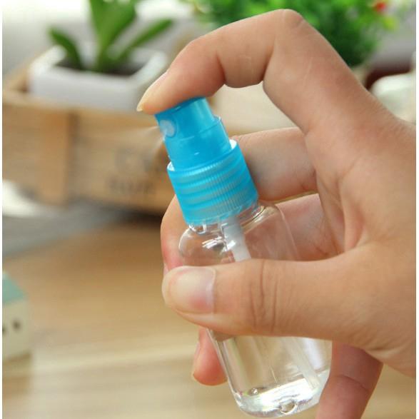 Bình xịt chiết mỹ phẩm màu trong suốt dung tích 30ml