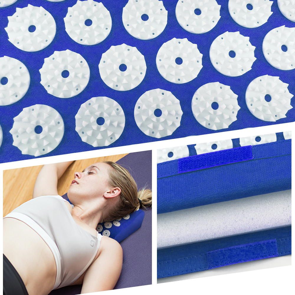 Đệm châm cứu Gối Gối mát xa cổ bằng bọt biển chất lượng cao, không độc hại và an toàn