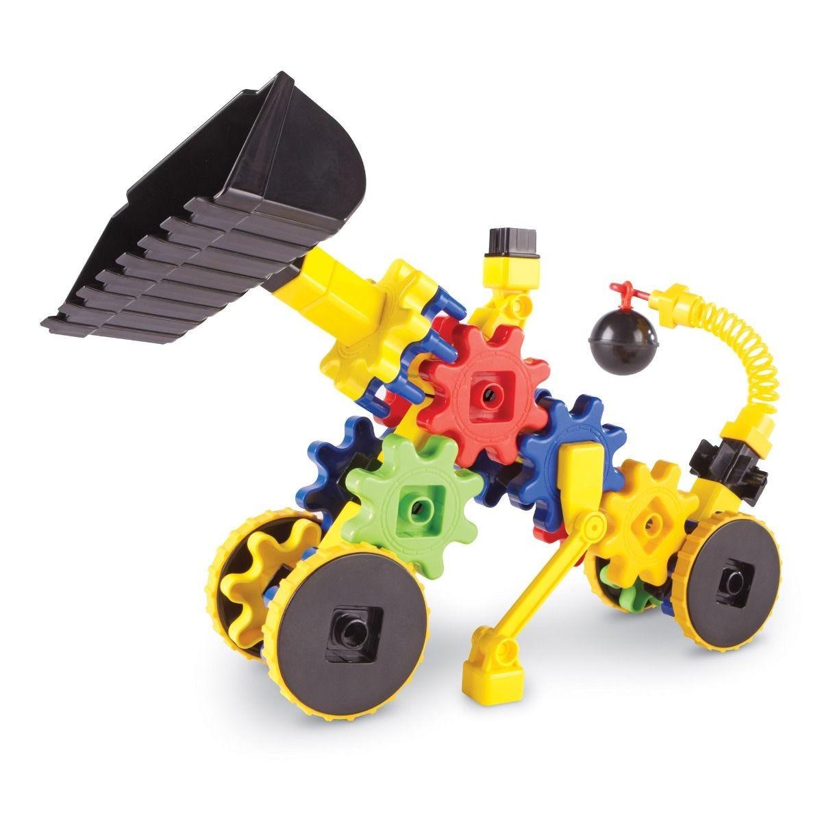 Learning Resources Đồ chơi xây dựng bánh răng cưa mô hình máy xúc - Gears! Gears! Gears! Wreckergears