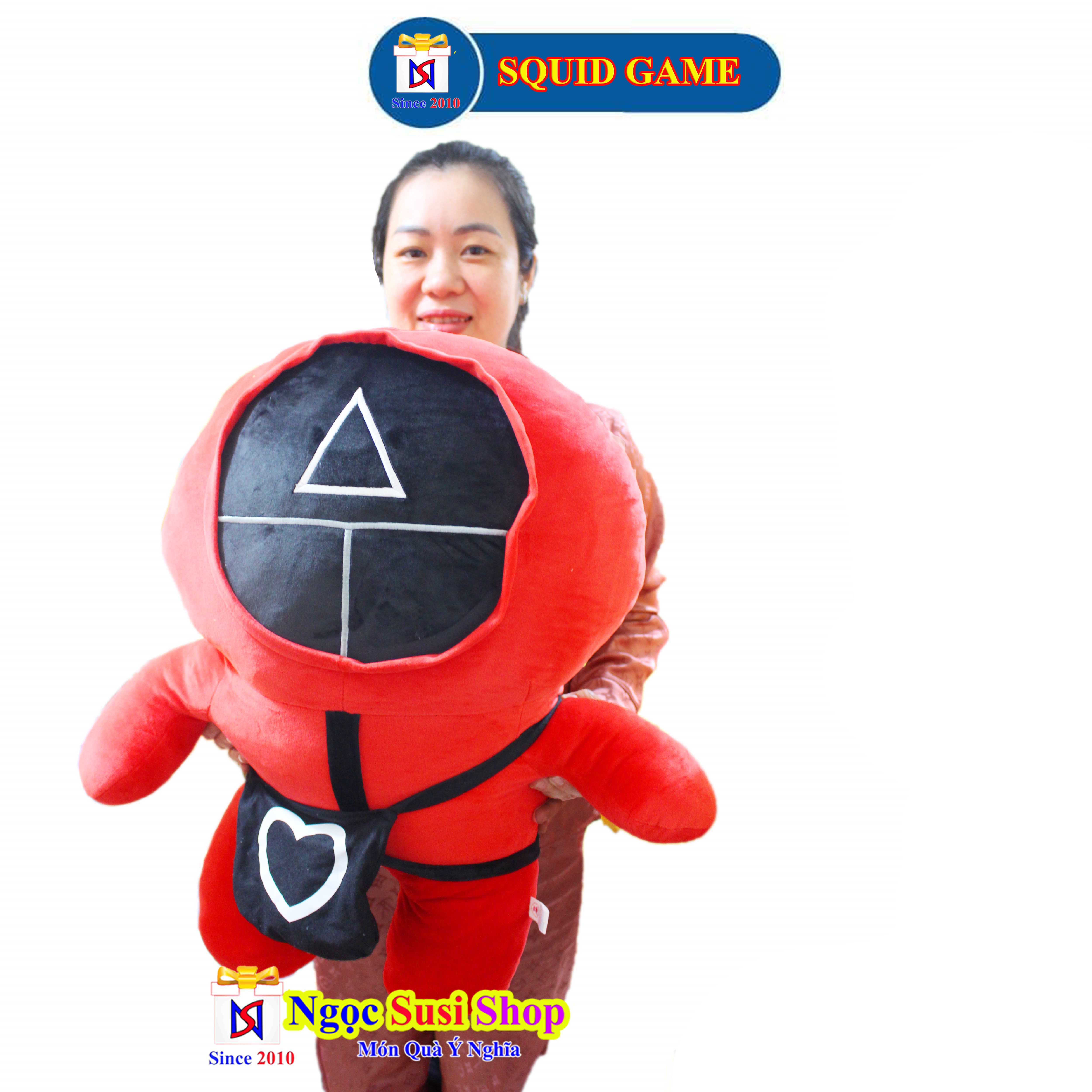 GỐI ÔM SQUID GAME SIÊU TO NHỒI BÔNG
