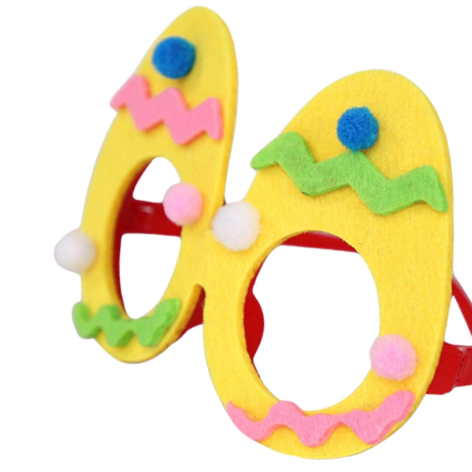 2x Cute Easter Glasses Boys Girls Gifts Eyewear for Birthday Party Decorations