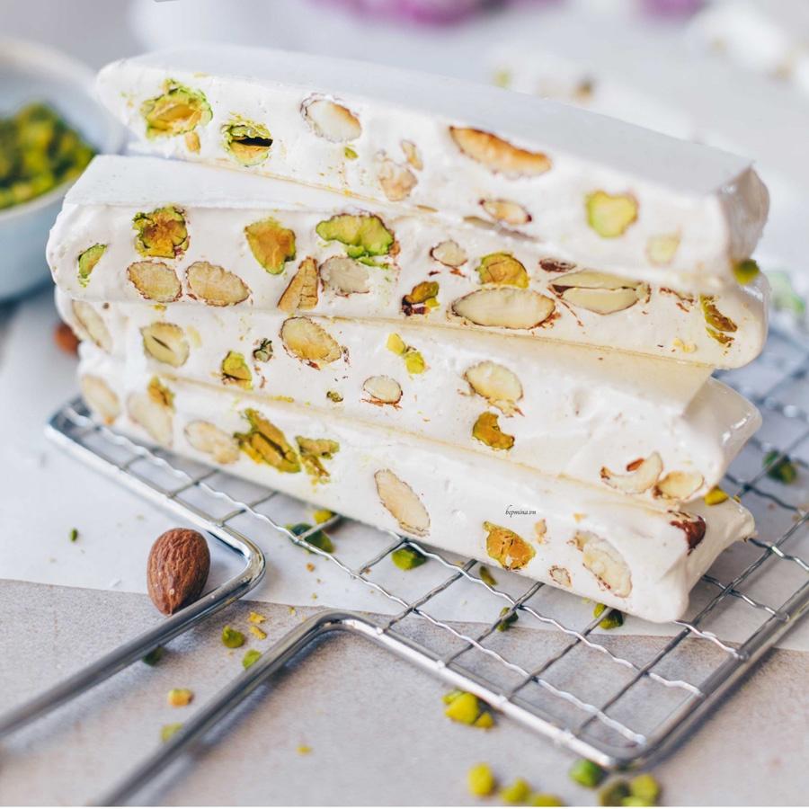 Bánh Nougat - Kẹo Hạnh Phúc Oki Oki Vị Sầu Riêng, Ngọt Nhẹ Tự Nhiên Mềm Dẻo Thơm Ngon (114g/Hộp)