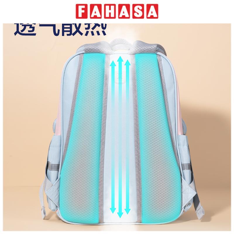 Ba Lô Học Sinh Siêu Nhẹ - Deli BB124A - Màu Xanh Dương