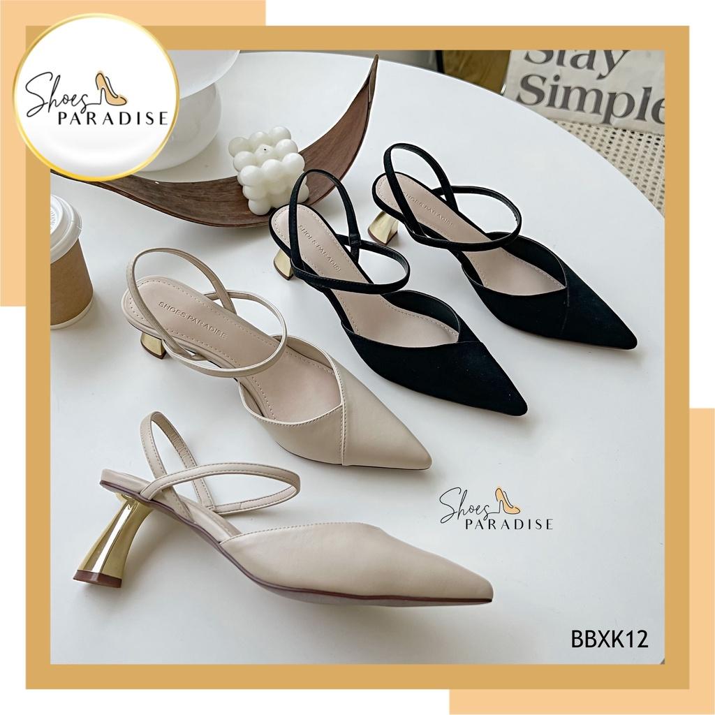 Giày cao gót nữ 6p mũi nhọn giày gót nhọn giày đẹp shoes paradise BBXK12