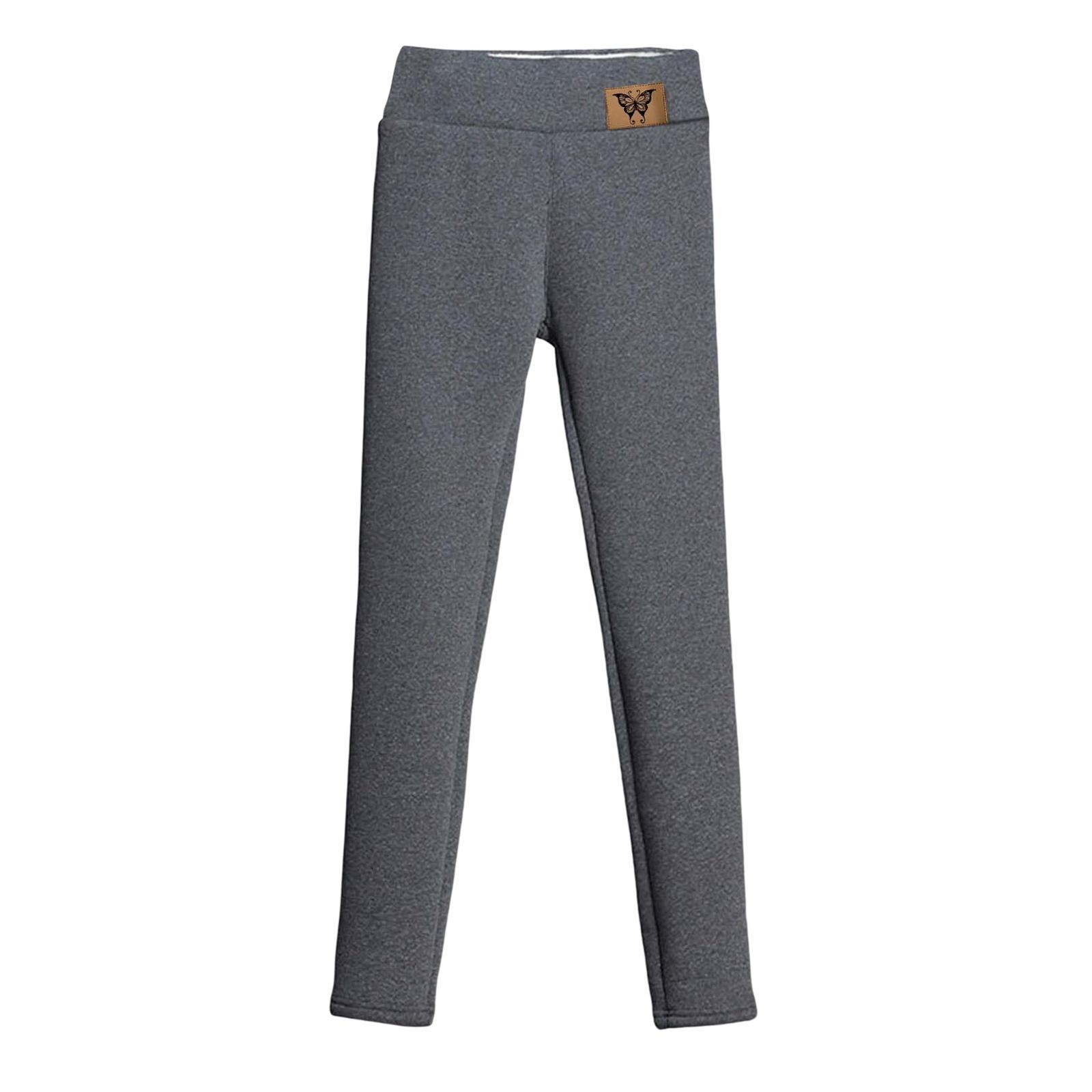 Women Winter Leggings Warm Soft Skinny Thick Stretch Thermal Solid