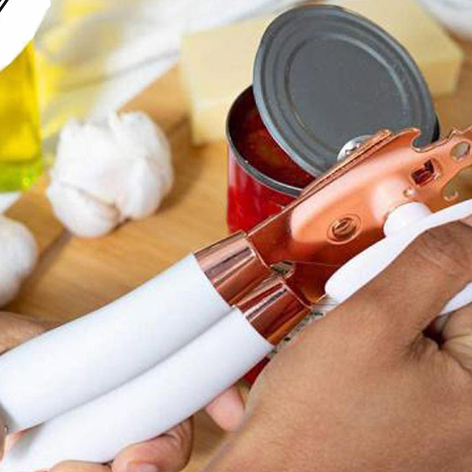 Professional Manual Can Opener Non Slip Hand Grip for Tin Beer Jar Lid
