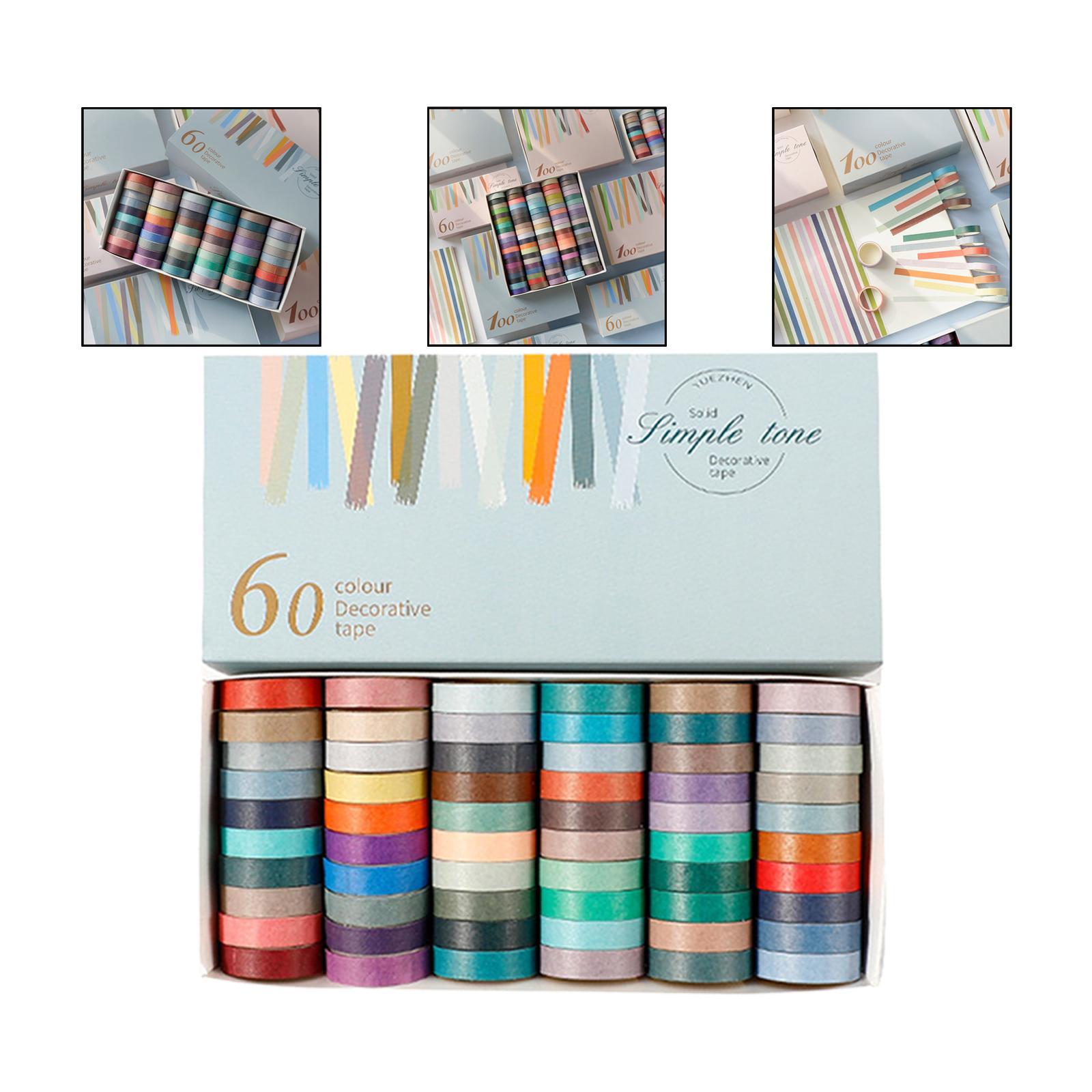 Washi Tape Set Masking Tape Decorative Scrapbooking Office Supplies