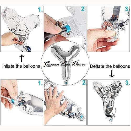 Set Bóng Trang Trí Sinh Nhật Tự Làm QB20 Tặng Kèm Dây Kết Bóng Nghệ Thuật 5m