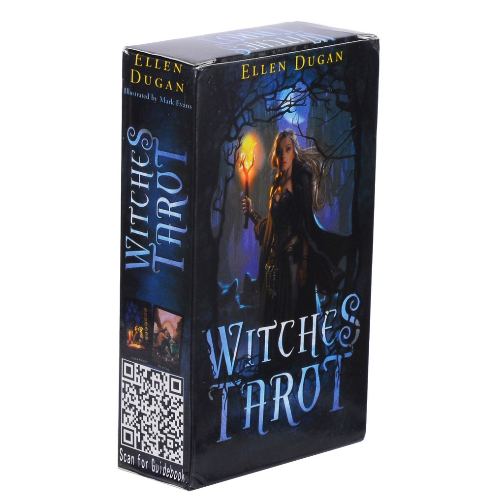 Combo Bộ Bài Bói Tarot Witches Cao Cấp và Túi Nhung Đựng Tarot