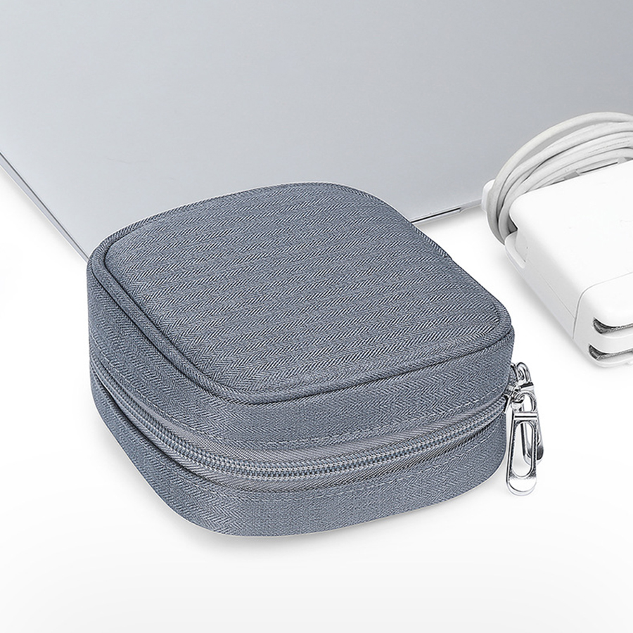 Túi chống sốc nhỏ gọn chuyên đựng bộ sạc cho máy Macbook Pro và chuột, dây cáp
