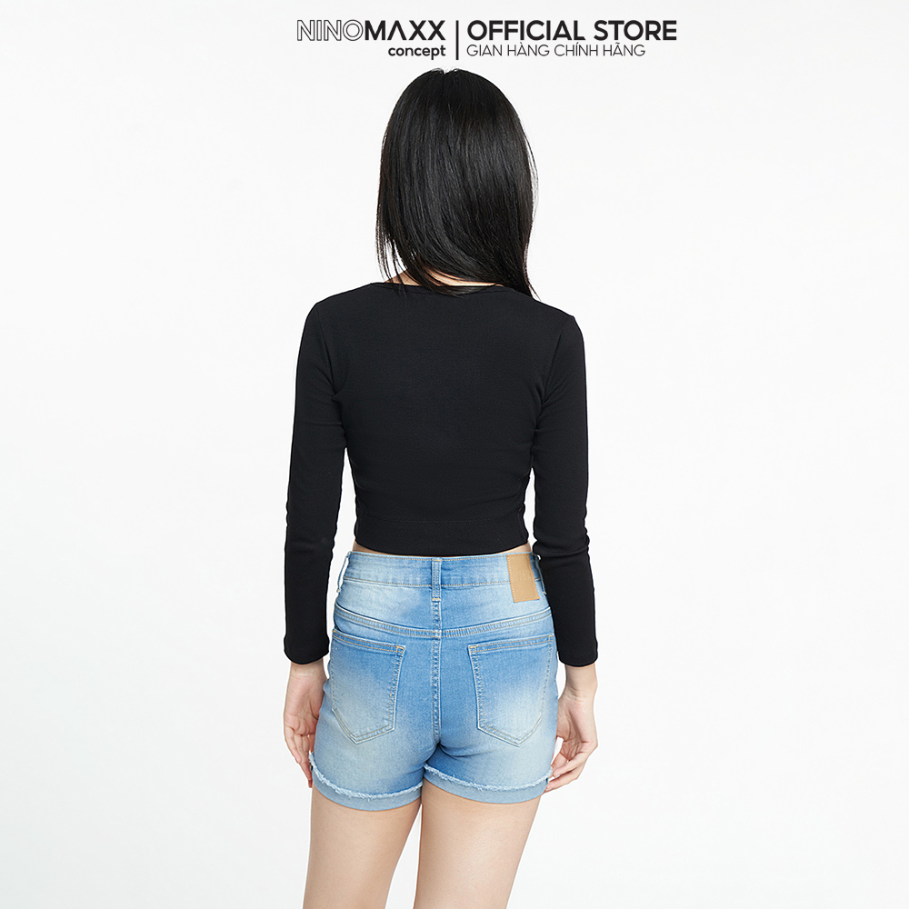 SWEET SIXTEEN Áo Thun Croptop Nữ cotton Rib 2206007