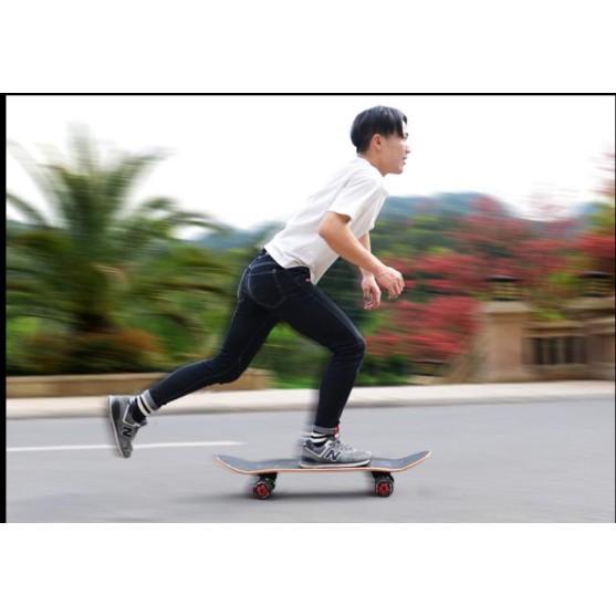 Ván Trượt Thể Thao Skateboard Gỗ Phong Cao Cấp Nhiều Màu