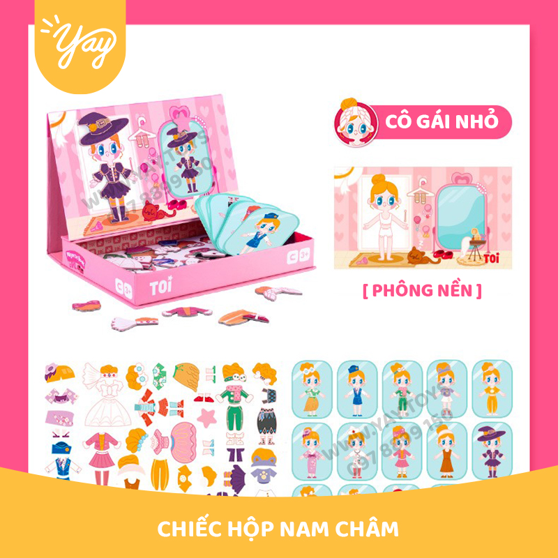 [NHIỀU MẪU] Xếp Hình Nam Châm TOi Cho Bé 3