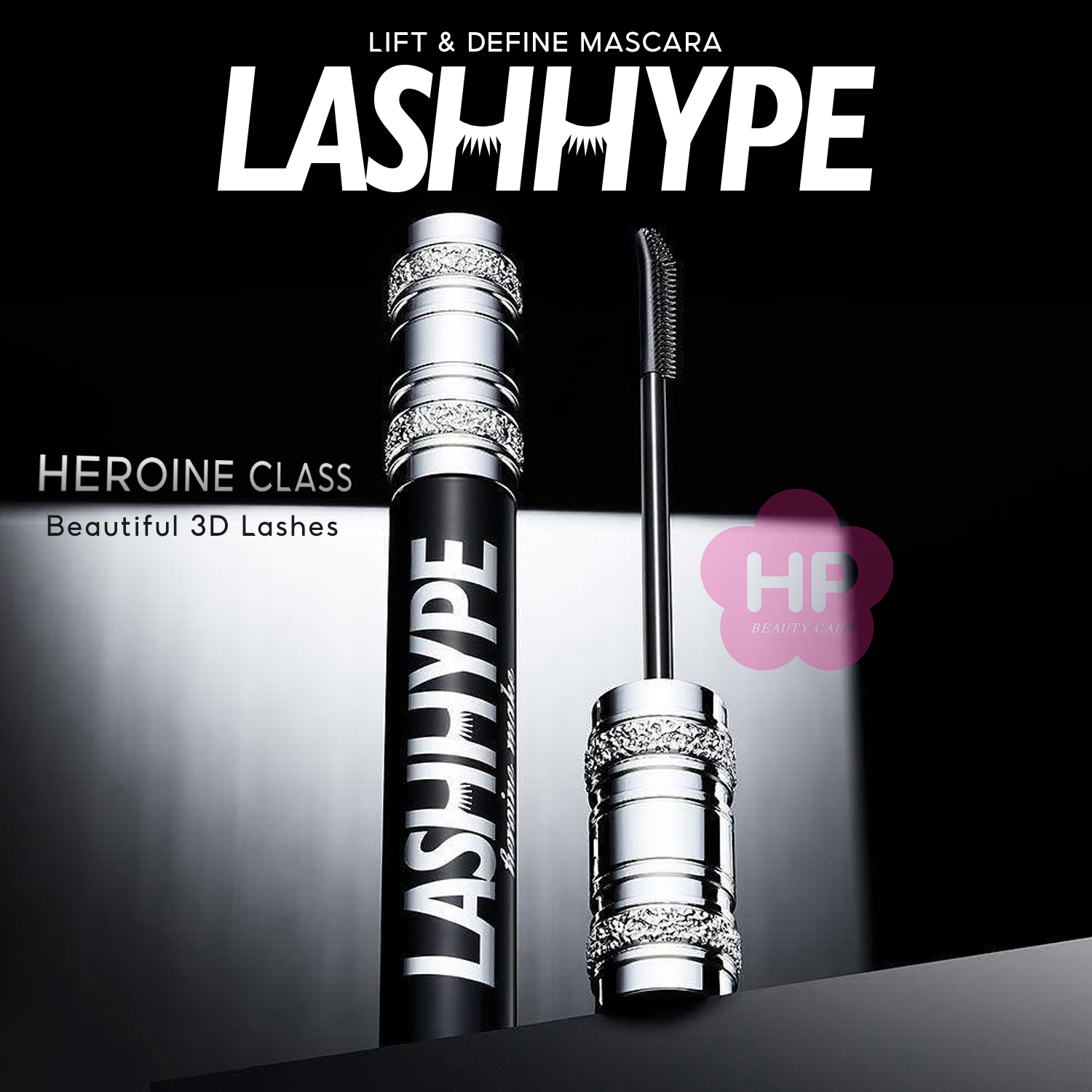Mascara Giúp Dài Nâng Cong Và Giữ Nếp Mi Màu Đen Kissme Heroine Make Long &amp; Curl Mascara Advanced Film Lash Hype 8 G