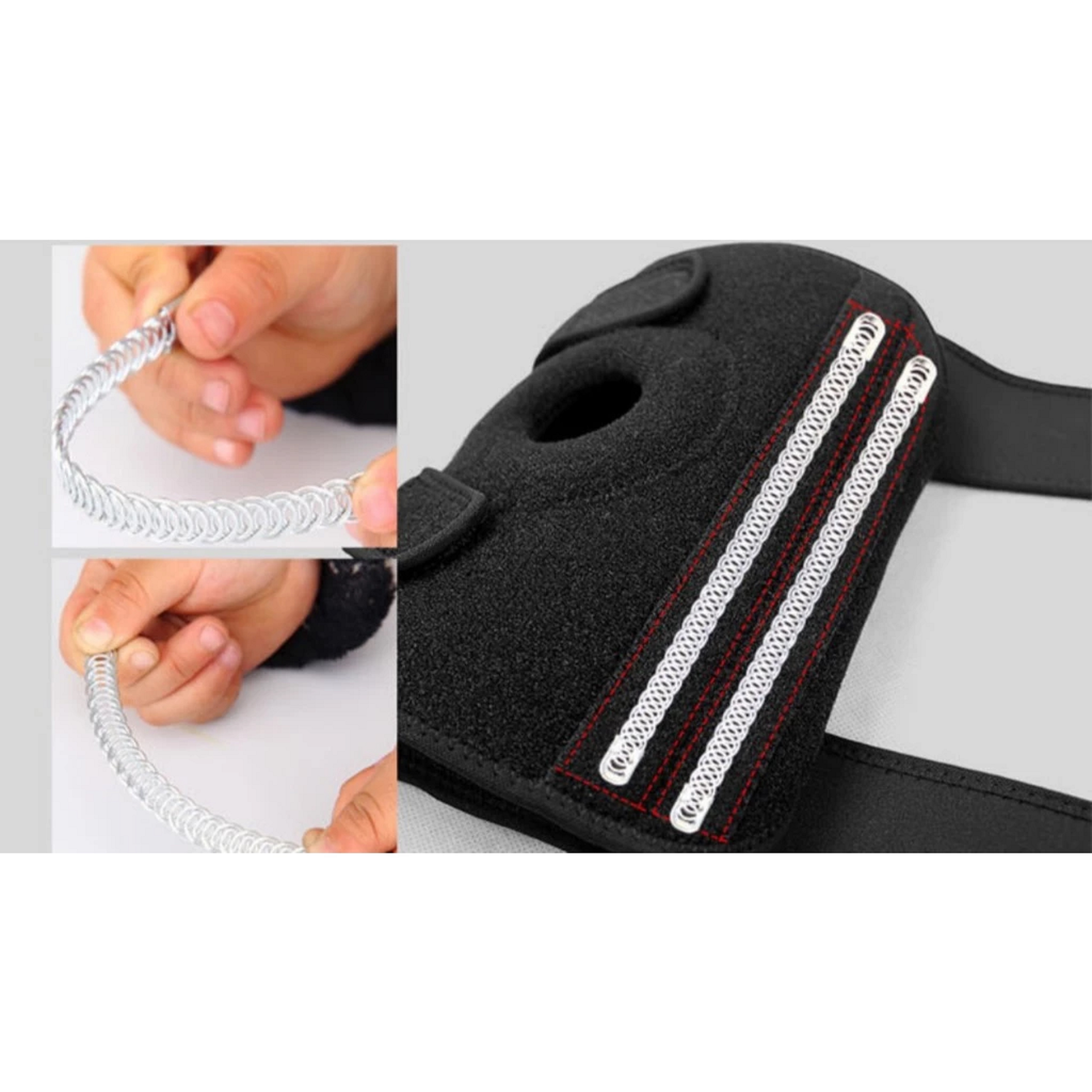 Đai quấn bảo vệ đầu gối thể thao AOLIKES A-7913 thoáng khí four spring sport knee support