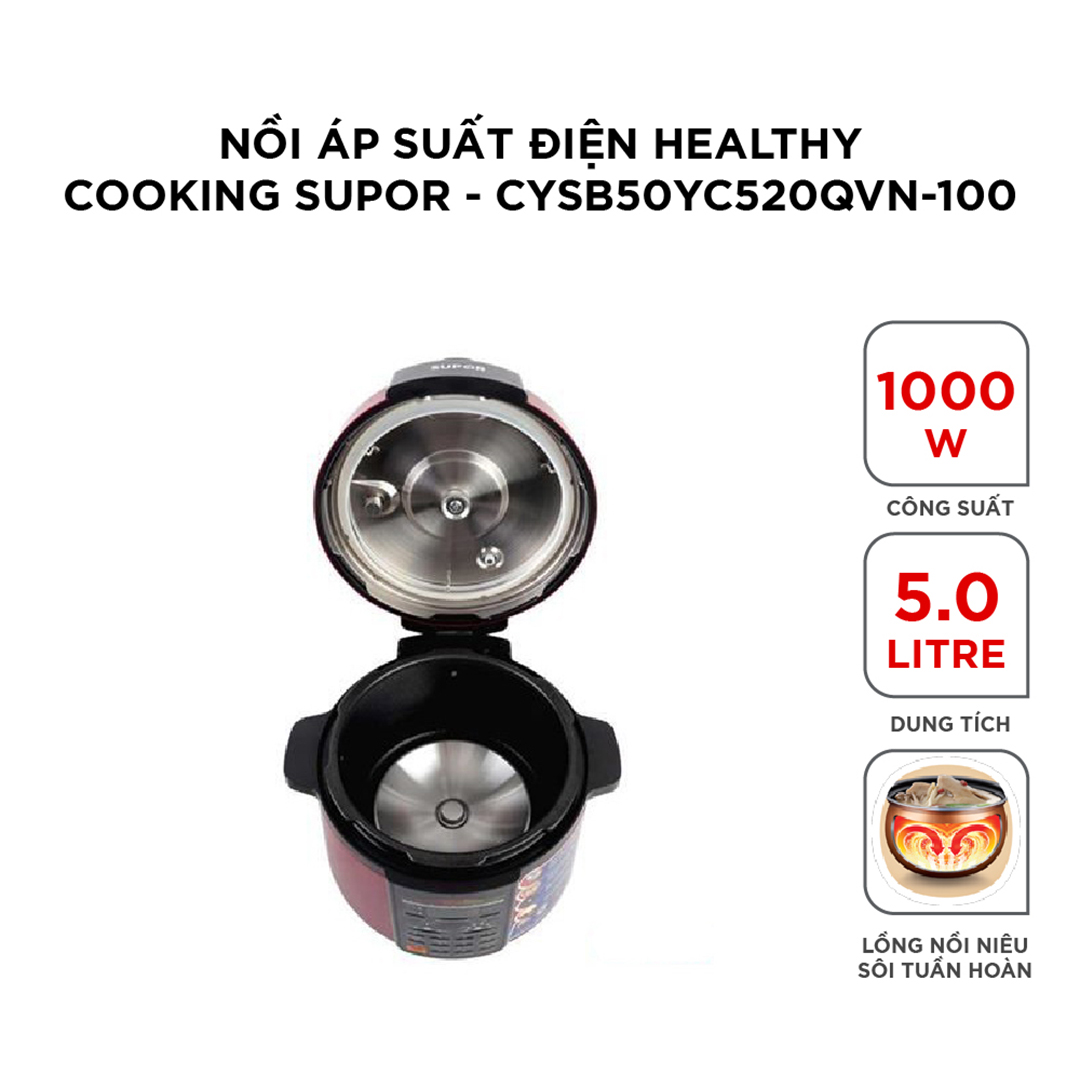 Nồi Áp Suất Điện Tử Niêu CYSB50YC520QVN-100 - 5L-Hàng chính hãng