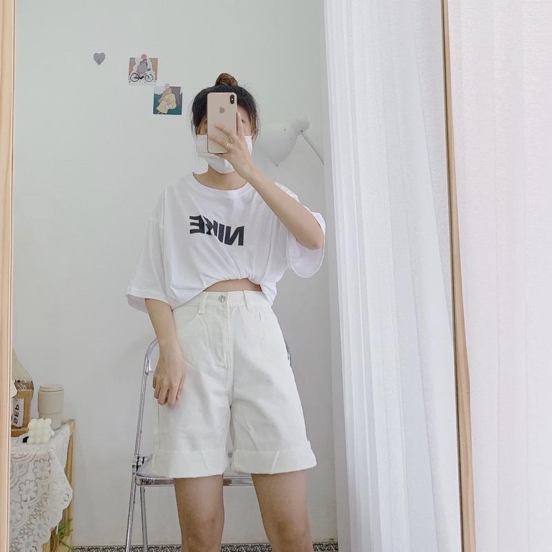 Quần short ngố trơn trắng / xanh chạy deal giá cực sốc