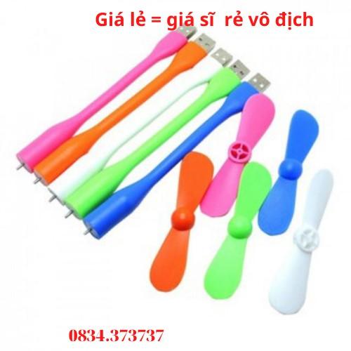 giá sĩ = giá lẻ Quạt mini 2 cánh rời cổng USB được chọn màu theo ý thíchuạt Usb Mini 2 Cánh - Uốn Dẻo, Cánh Rời, Siêu Má