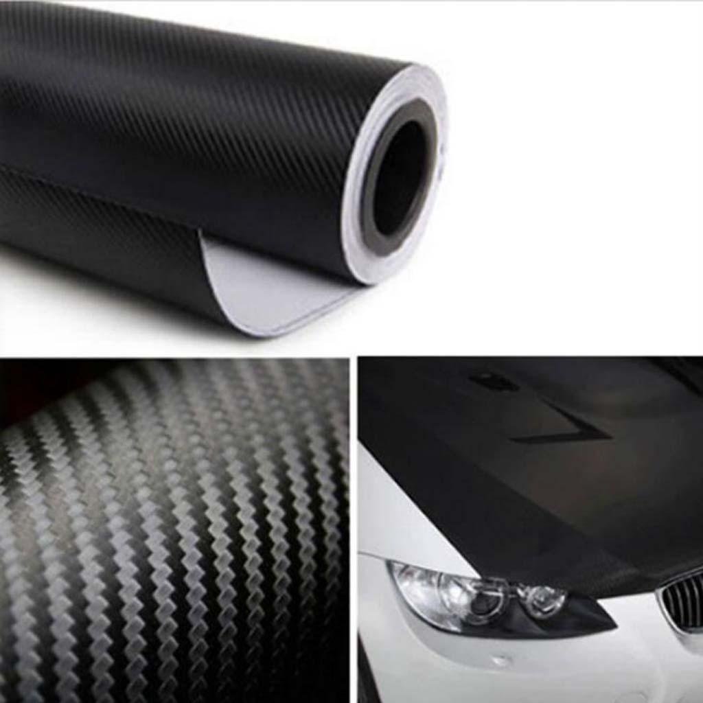 Shiny Glossy Carbon Fiber Film Wrap Decal Car Auto Sticker Sheet