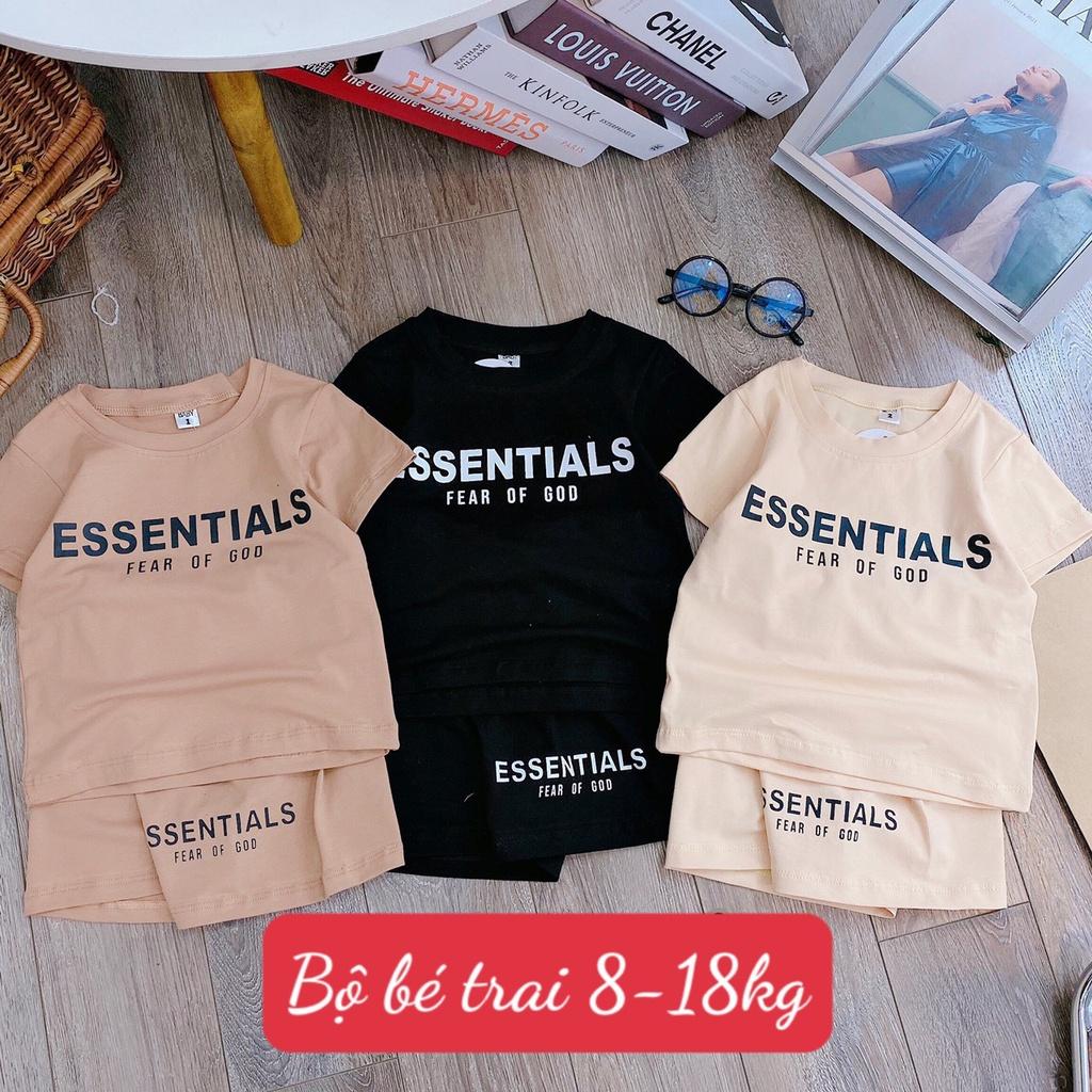 Bộ cộc tay bé trai chất liệu cotton siêu mát