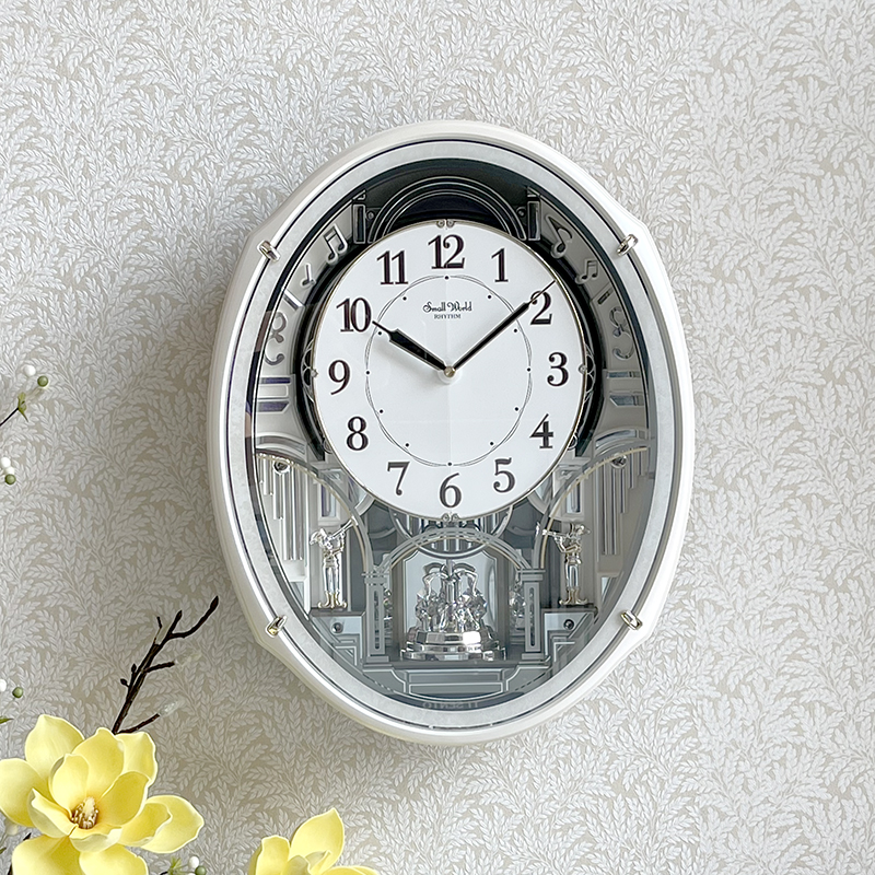 Đồng hồ Rhythm Magic Motion 4MH435WR03 Kt 38.9 x 49.9 x 10.8cm, Dùng PIN