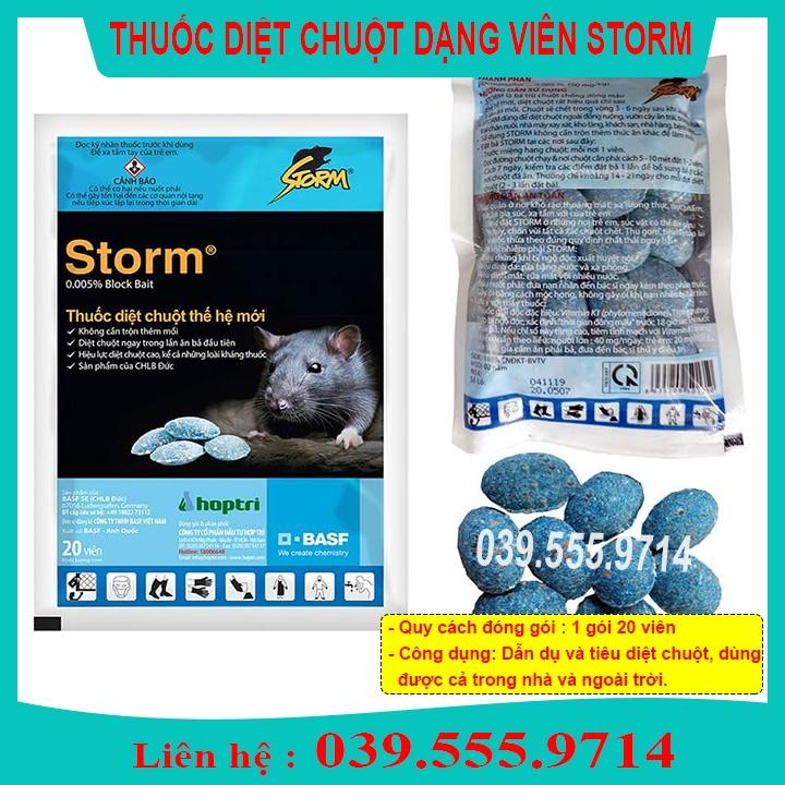 40 Viên Kẹo Chuột STORM HÀNG CHUẨN - Kẹo Sinh Học diệt nhanh