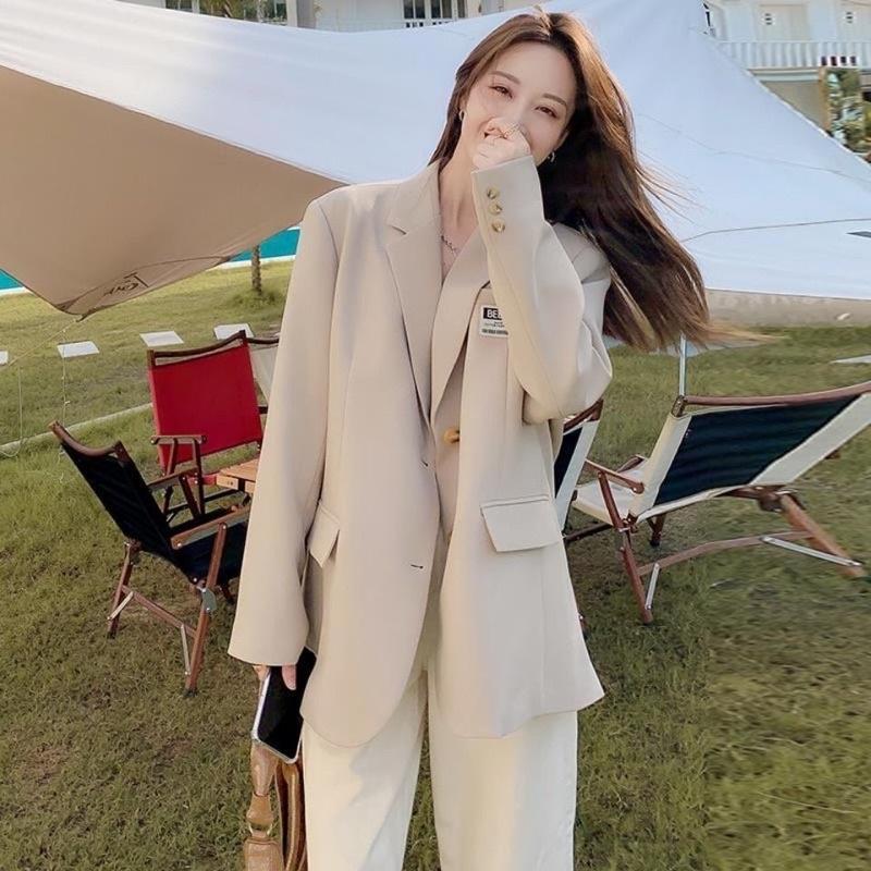 Áo Blazer nữ form xuông phong cách hàn quốc mẫu mới đẹp mã RB01
