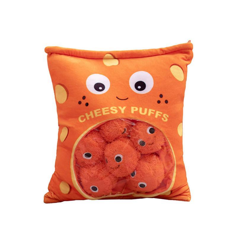 6/9 Chiếc Túi Nhảm Puffs Đồ Chơi Nhồi Bông Mềm Ăn Sáng Tạo Gối Sang Trọng Puff Đồ Chơi Trẻ Em đồ Chơi Sinh Nhật Quà Tặng Giáng Sinh