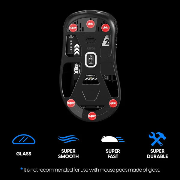 Feet chuột Pulsar Superglide 2 - Universal Dot Skates 9mm - Hàng Chính Hãng