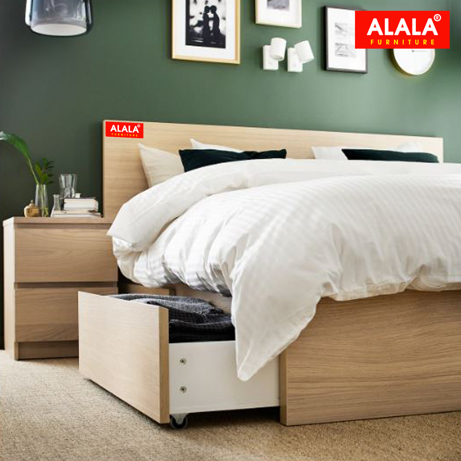 Giường ngủ 1m6 x 2m cao cấp - Thương hiệu ALALA