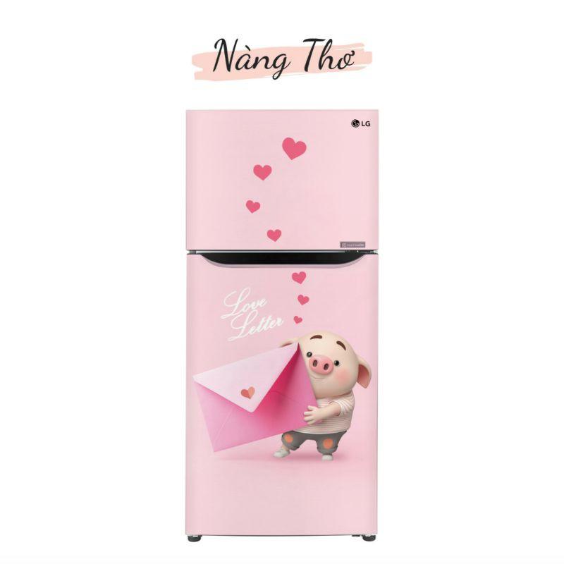 Decal tủ lạnh