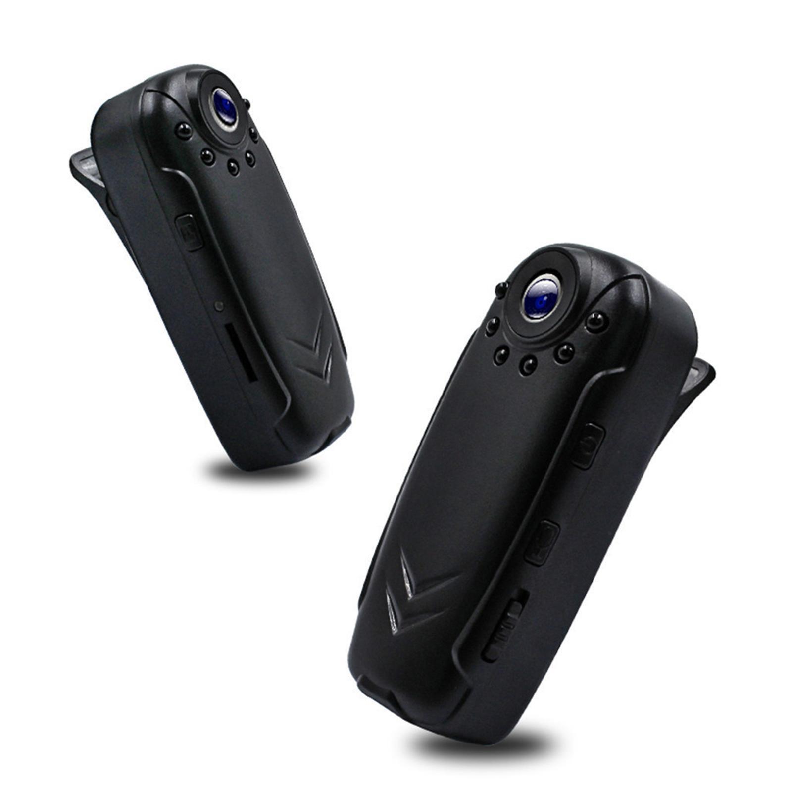 Mini Camera Body Camera Video Wearable Motion Detection Black