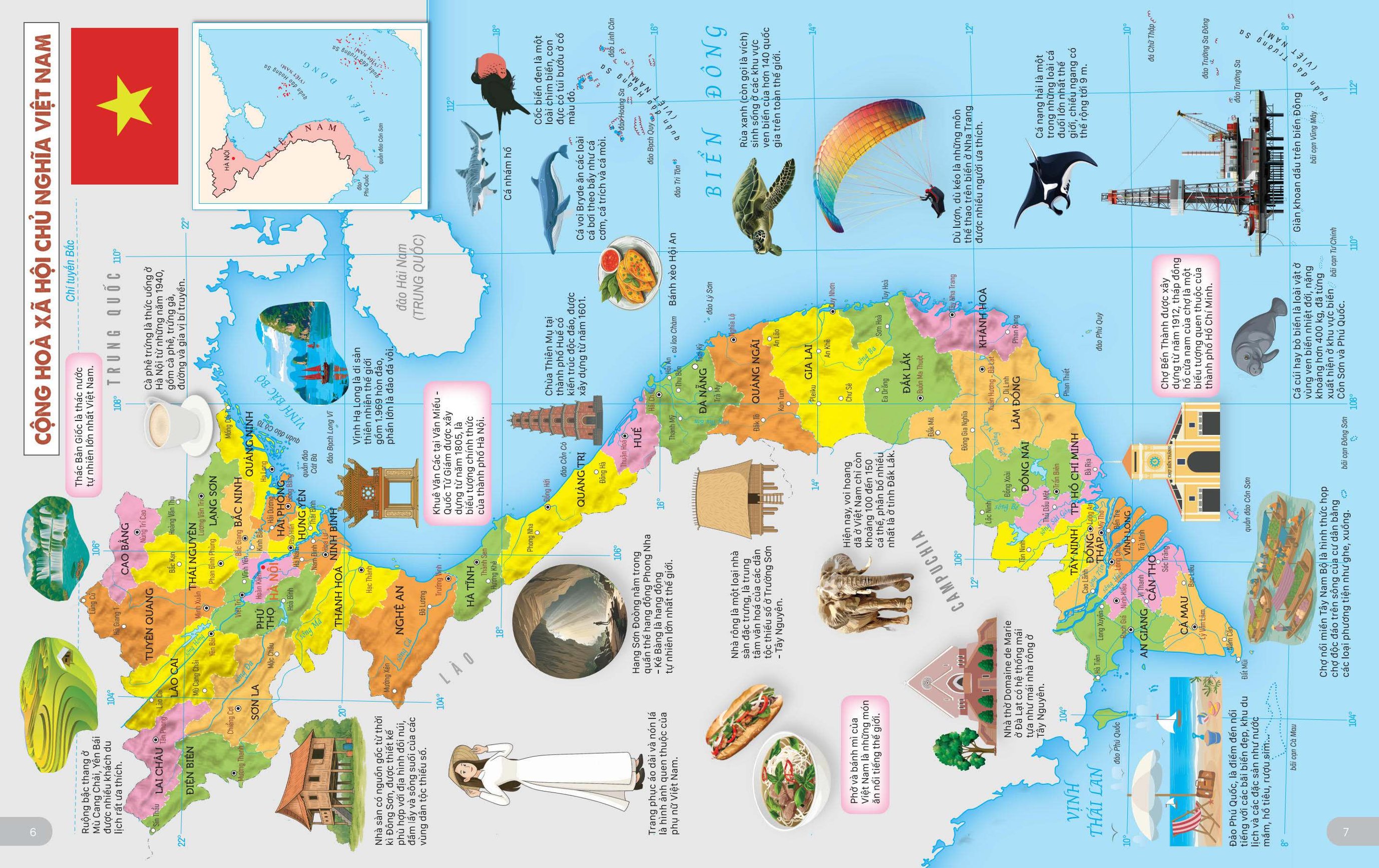 Sách Atlas Thế Giới Cho Trẻ Em: Tập Bản Đồ Từ Việt Nam Đến Khắp Các Châu Lục