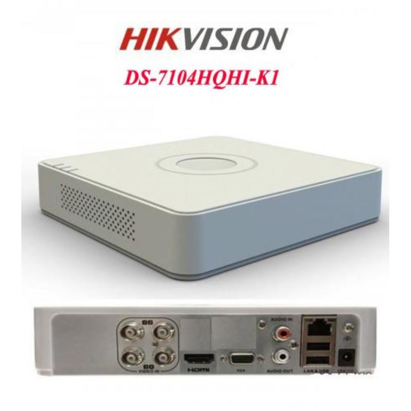 Đầu ghi hình 4 kênh Turbo HD 4.0 Hikvision DS-7104HQHI-K1 - Hàng chính hãng