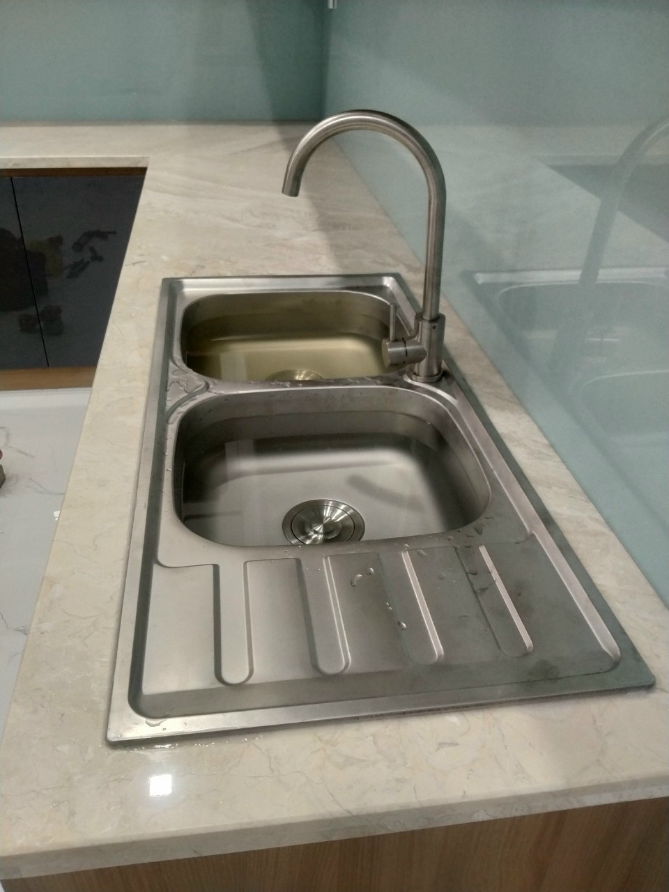 Chậu Rửa Chén Inox Kaff KF-P10545 - Hàng Chính Hãng