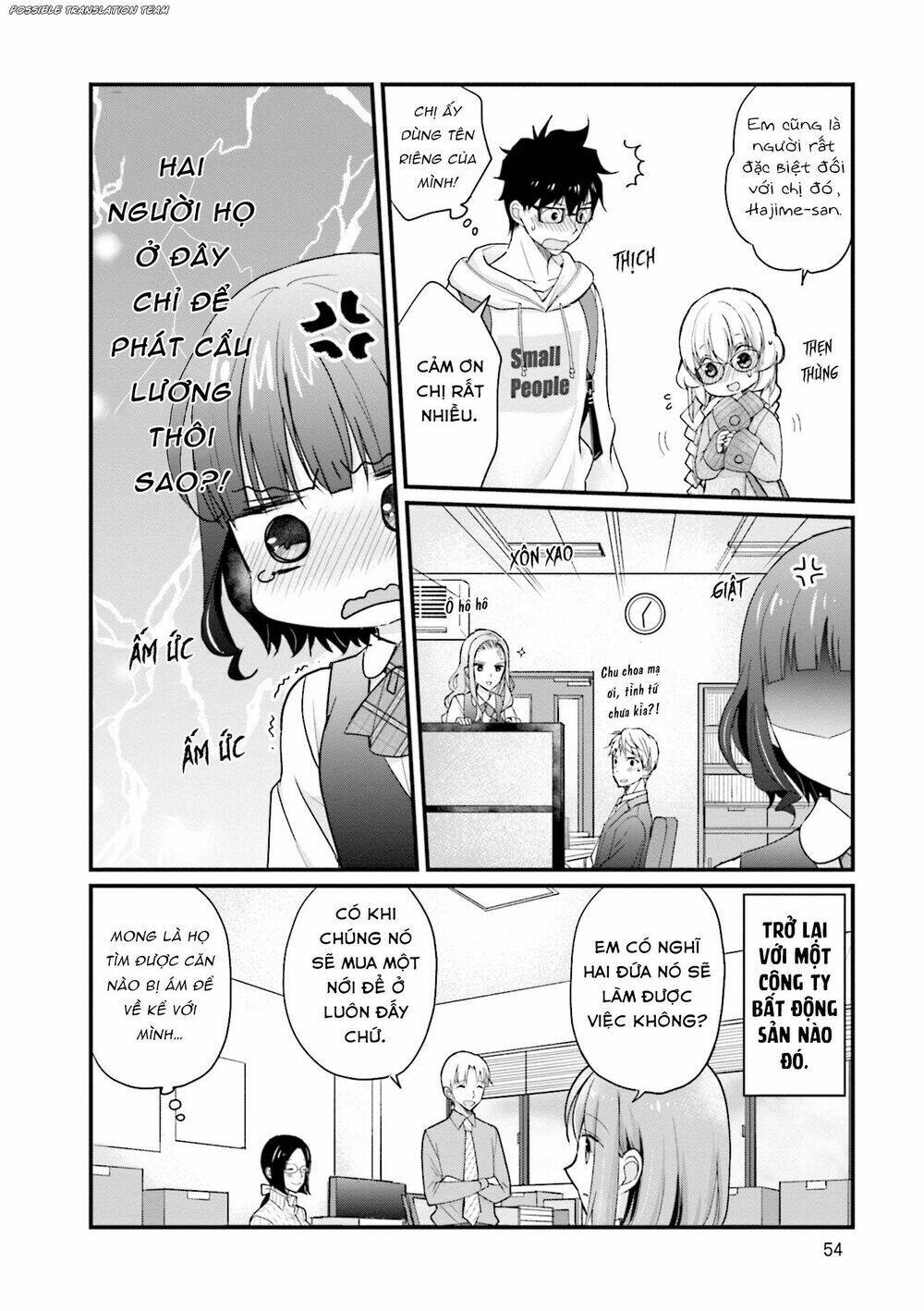 senpai kiêm bạn gái nhỏ nhắn của tôi rất dễ thương chapter 4 14