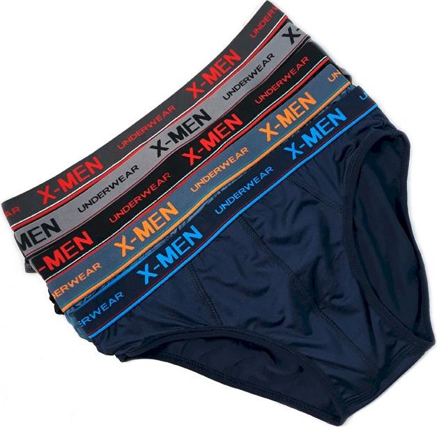 Combo 5 Quần Sịp Nam Thun Lạnh 4 Chiều X-Men Underwear MS1034