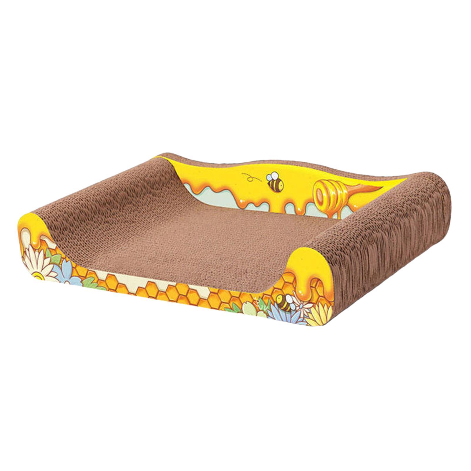 Corrugated Scratch Pads Scratching Lounge Bed Scratching Toy, Sofa Cat Scratcher Cat Scratcher Cardboard for Furniture Protection Scratching