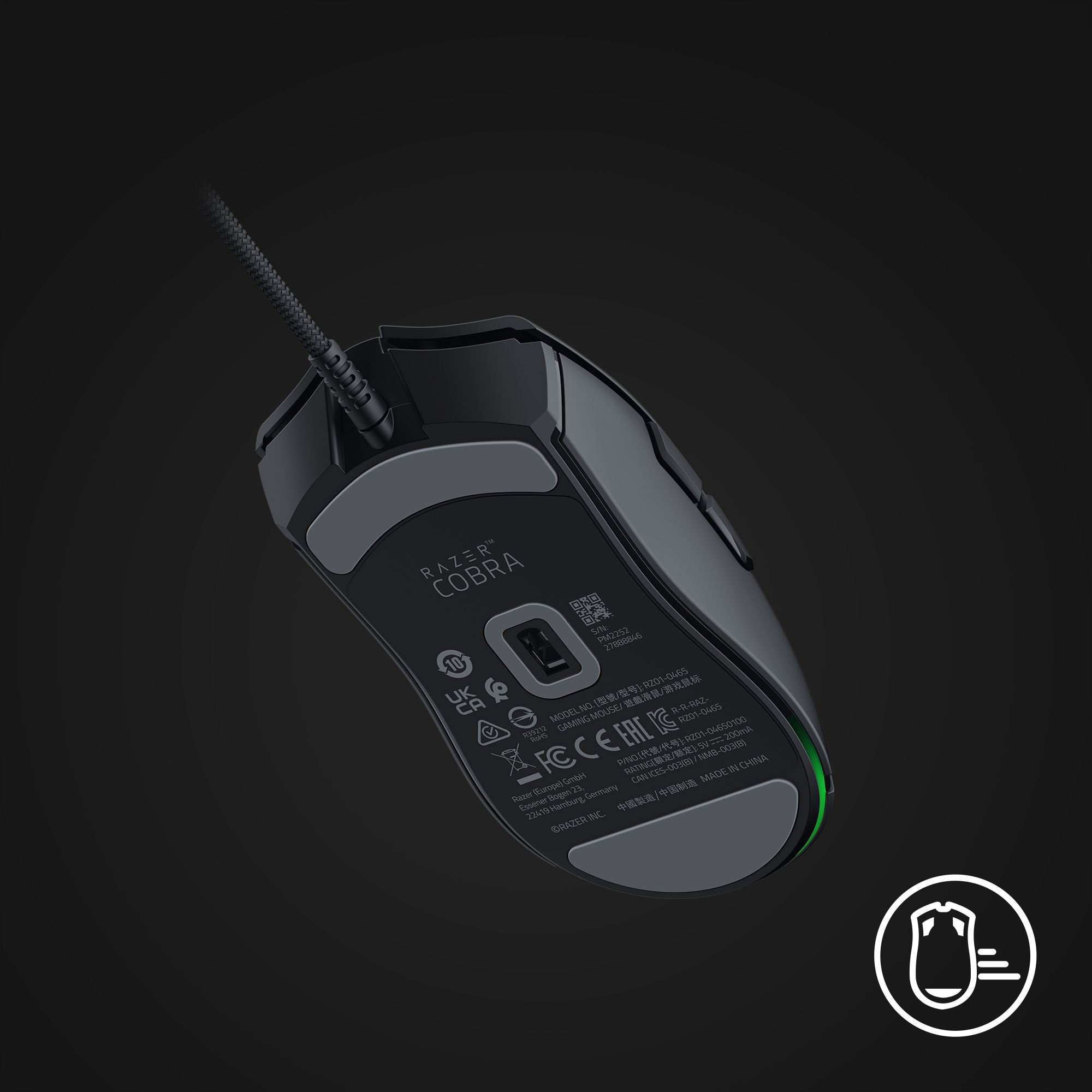 Chuột có dây Razer Cobra-Wired Gaming Mouse (Hàng chính hãng)