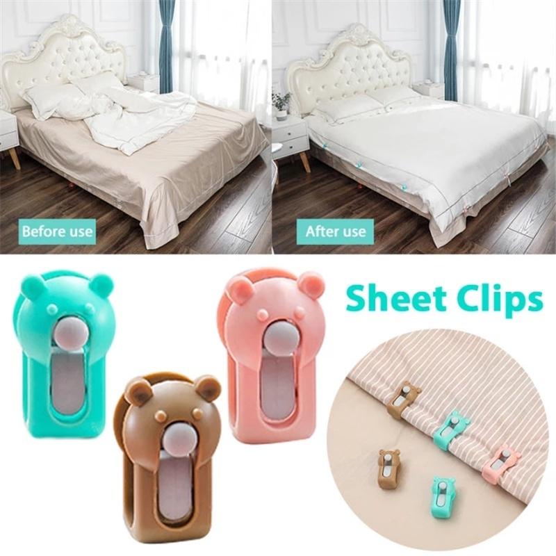 Kẹp Cố Định Ga Giường Hình Gấu Dễ Thương Xinh Xắn