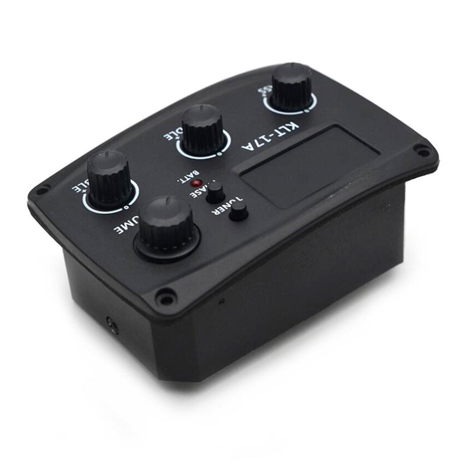 Guitar EQ Equalizer Pickup, Musical Instrument,Equalizer Tuner Piezo Pickup Luthier DIY Parts Guitar Pickup, EQ Equalizer