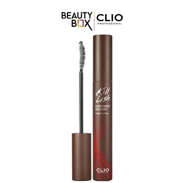 Mascara Chải Mi Clio Kill Lash Superproof Mascara Long Curling Br01 Choco Brown 7g