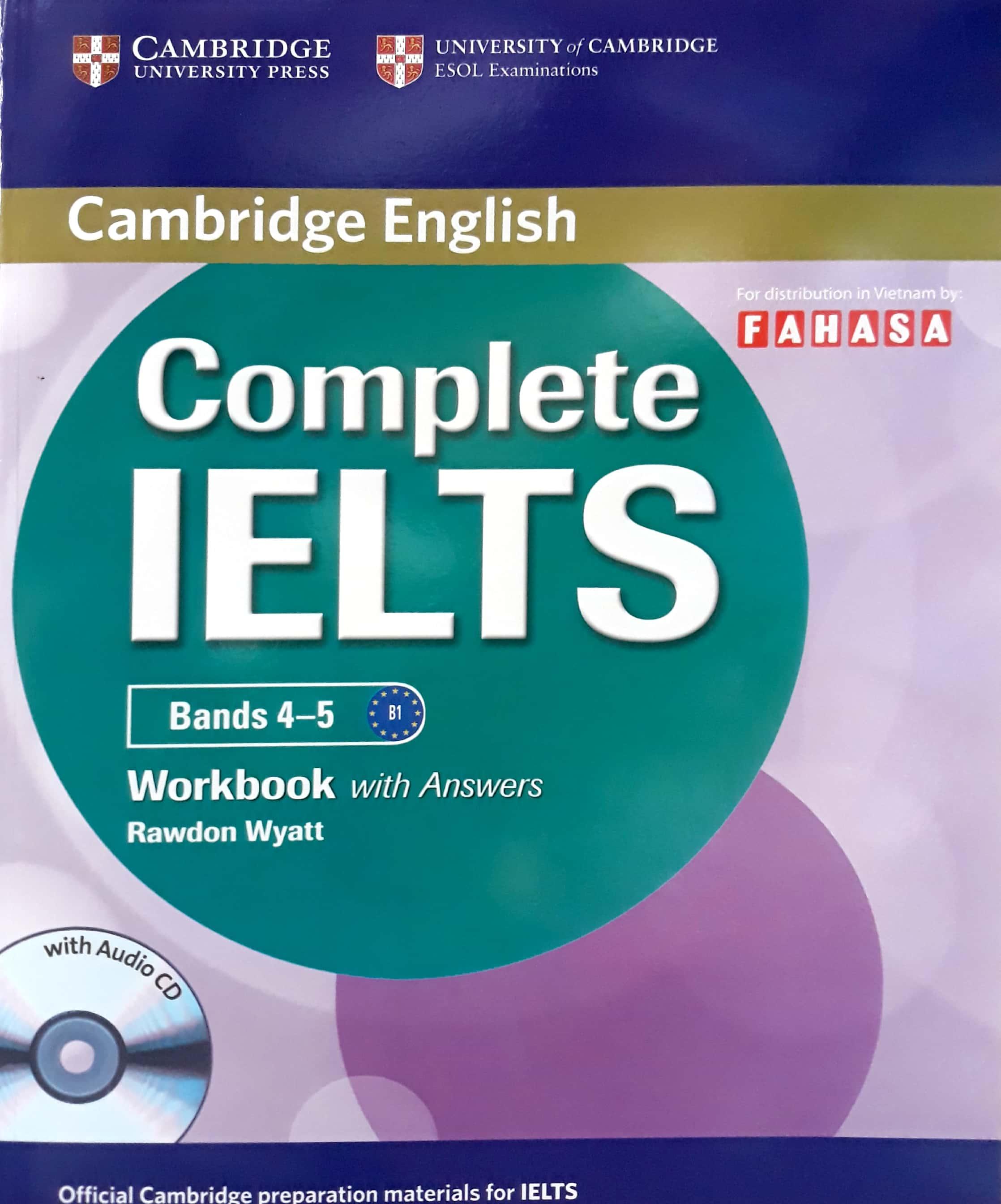 Combo Sách Complete IELTS B1 Student's Book + Workbook with answer (CD-ROM &amp; Audio CD) (Bộ 2 Cuốn)