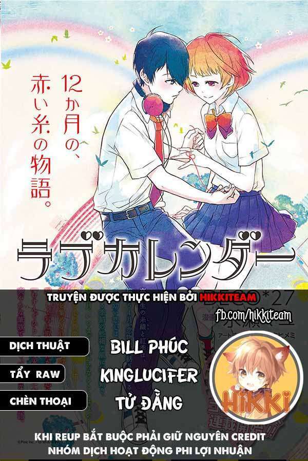 lịch tình yêu chapter 7 1